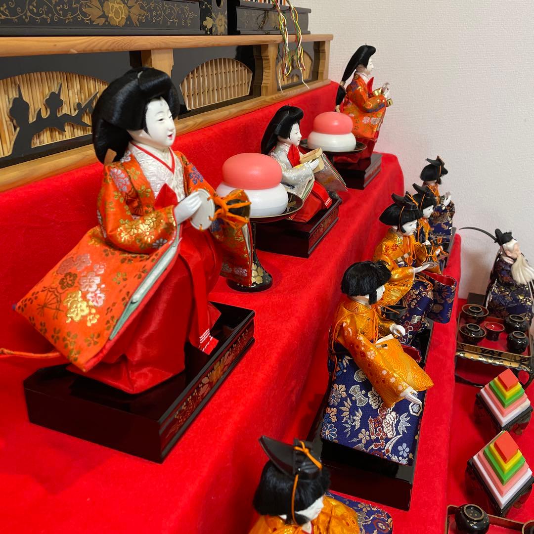 伝統的な雛人形セット　7段
