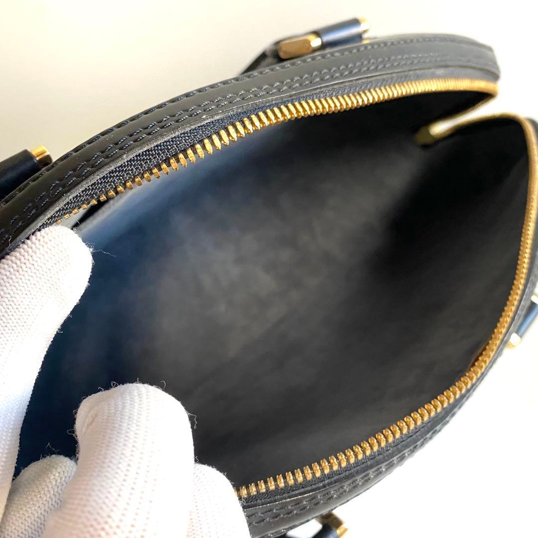 ルイヴィトン　ジャスミン　エピ　ハンドバッグ　ノワール　黒