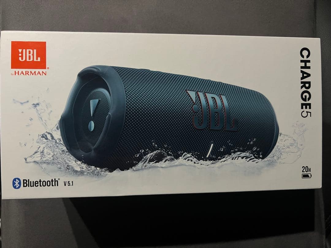 JBL Charge 5 ワイヤレススピーカー ブルー高音質