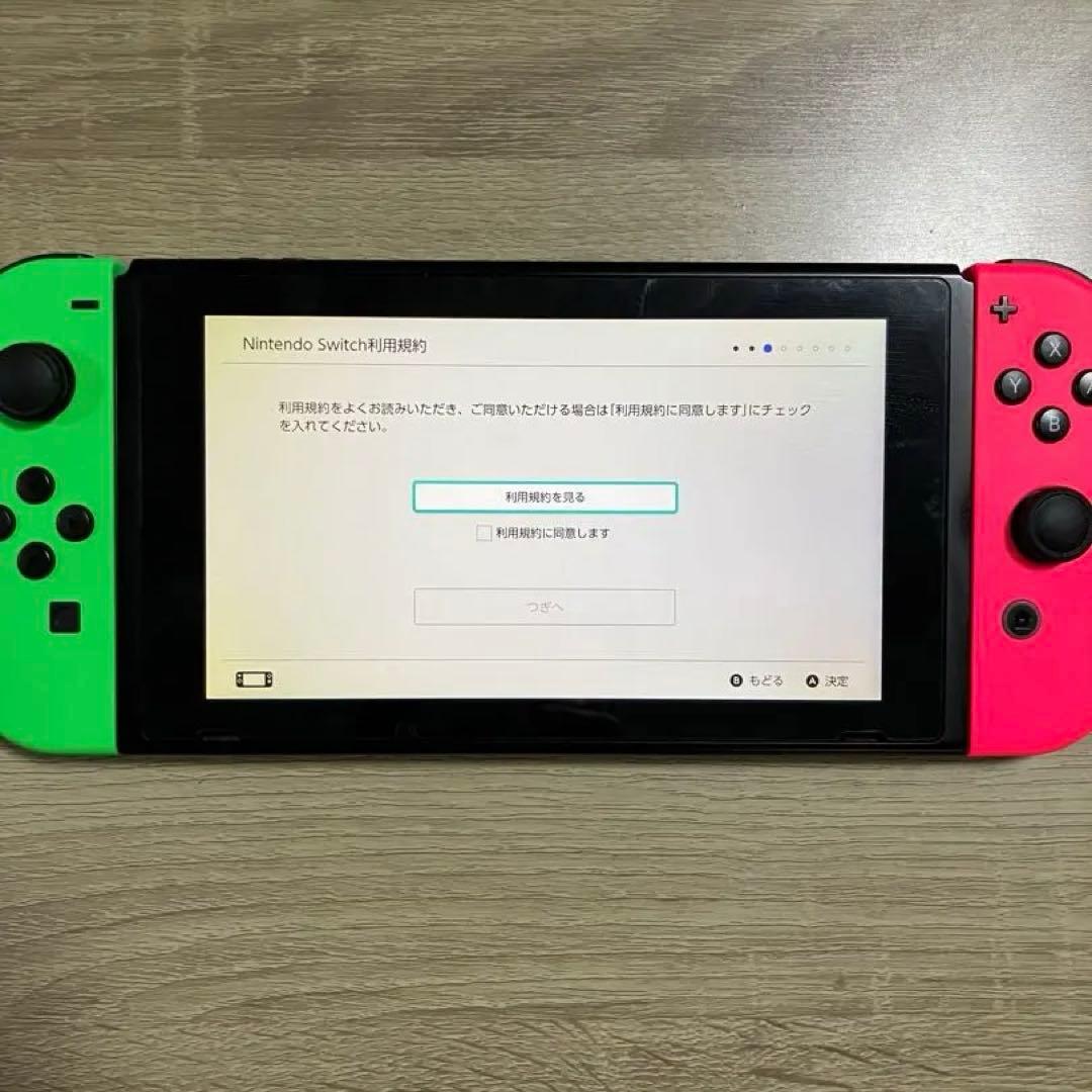 Nintendo Switch 本体 カラフルJoy-Con付き　ジャンク品