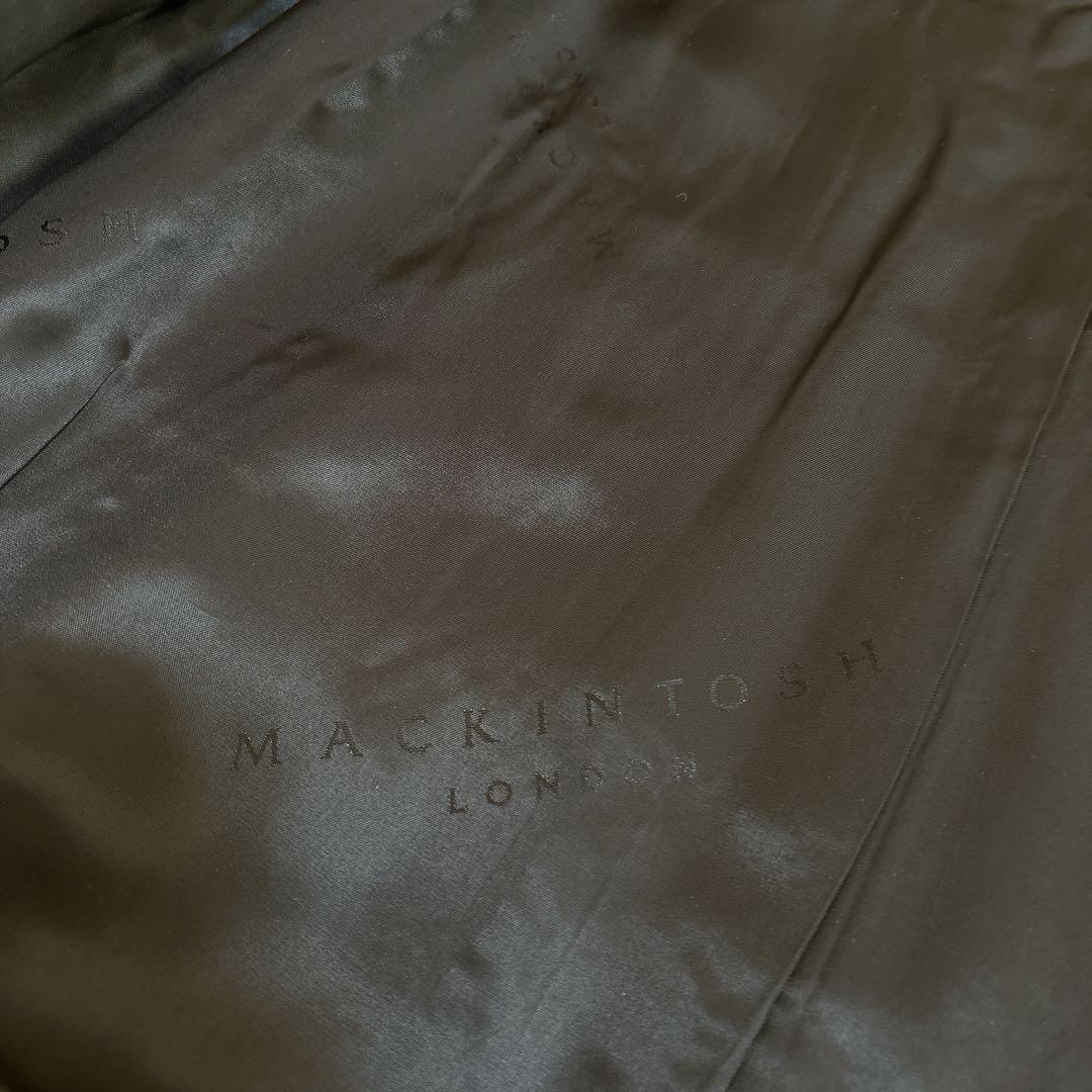 希少カラー☆マッキントッシュロンドン フーデッドコート イタリア生地 ウール