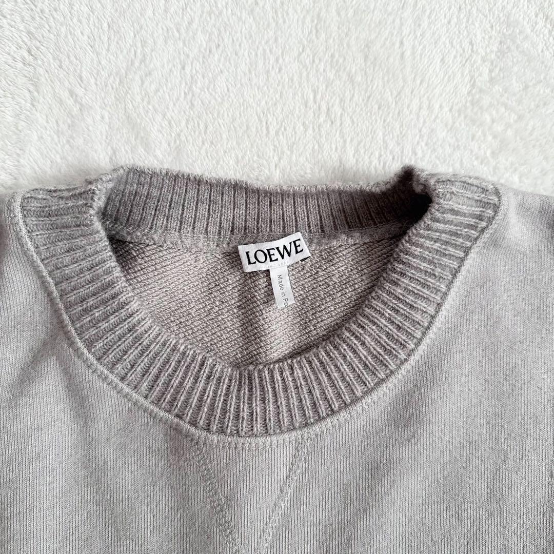 確実正規品　LOEWE スウェットシャツ オーバーサイズ　アナグラム　7分袖