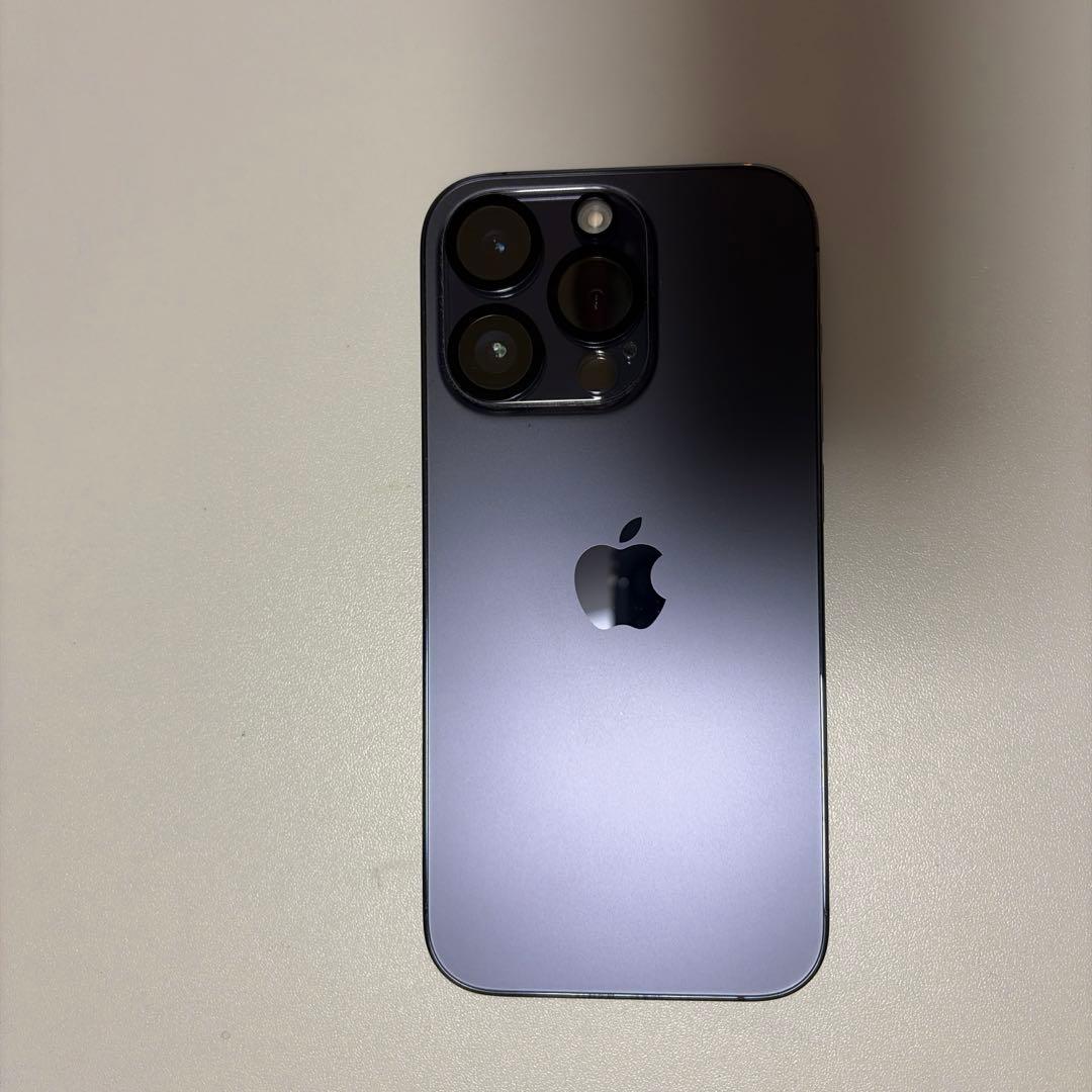 美品 iPhone14pro 128gb SIMフリー ガラス＆カメラフィルム付