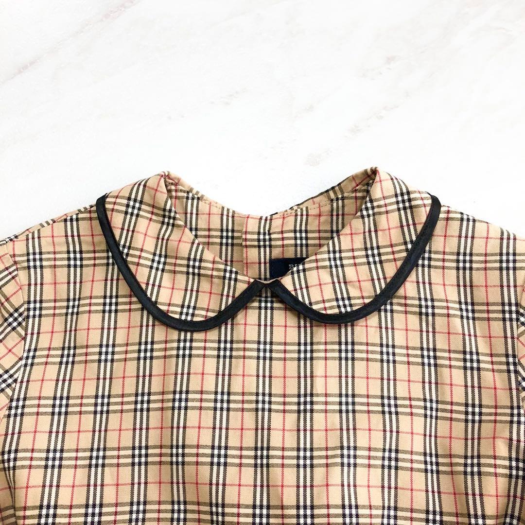 美品✨️BURBERRY ノバチェック フォーマル ワンピース 130cm 子供