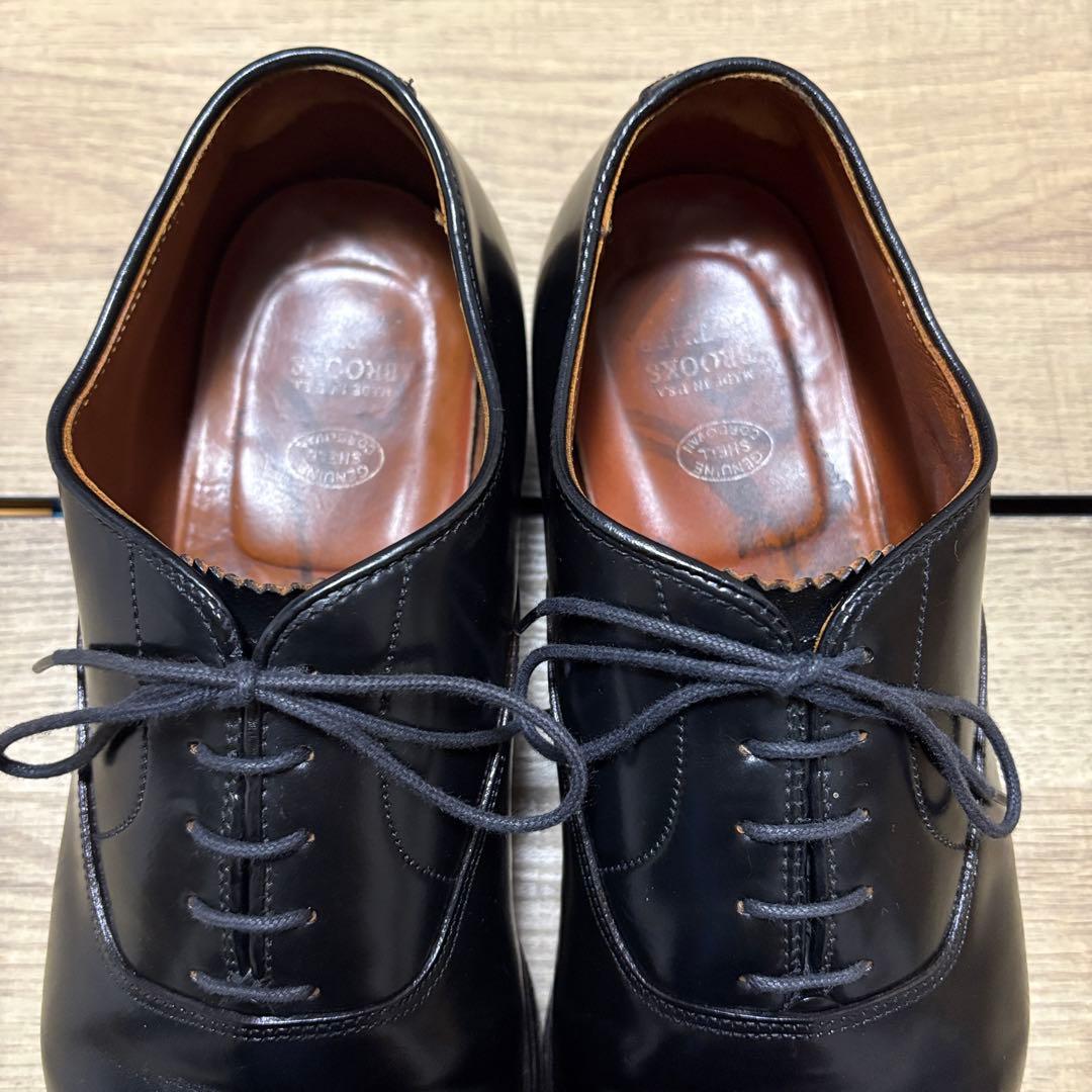 オールデン ブルックスブラザーズ 別注 ストレートチップ ブラック コードバン