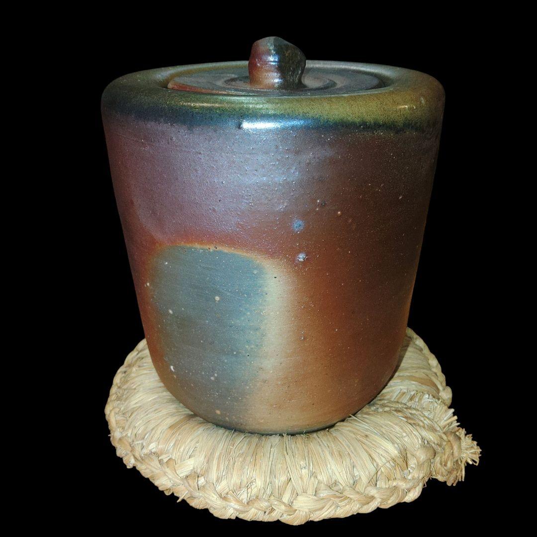 人間国宝　山本陶秀　備前焼水差　詫寂　茶器