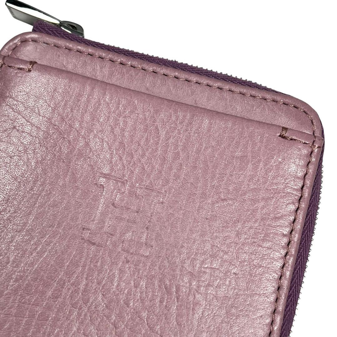 未使用　ヒロフ　プラティカ　ケース レザー コンパクト ウォレット 本革