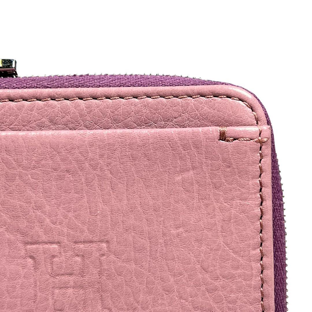 未使用　ヒロフ　プラティカ　ケース レザー コンパクト ウォレット 本革