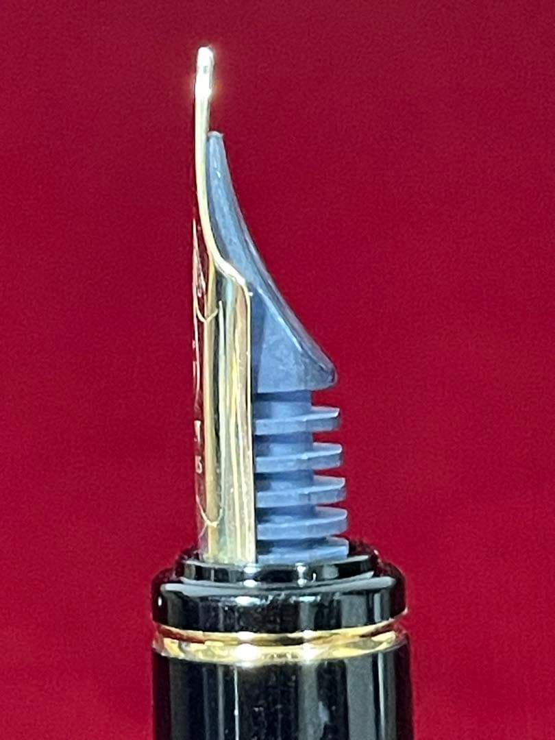 新品未使用　グランセ14K ジェットブラックマーブル　旧型　刻印　パイロット