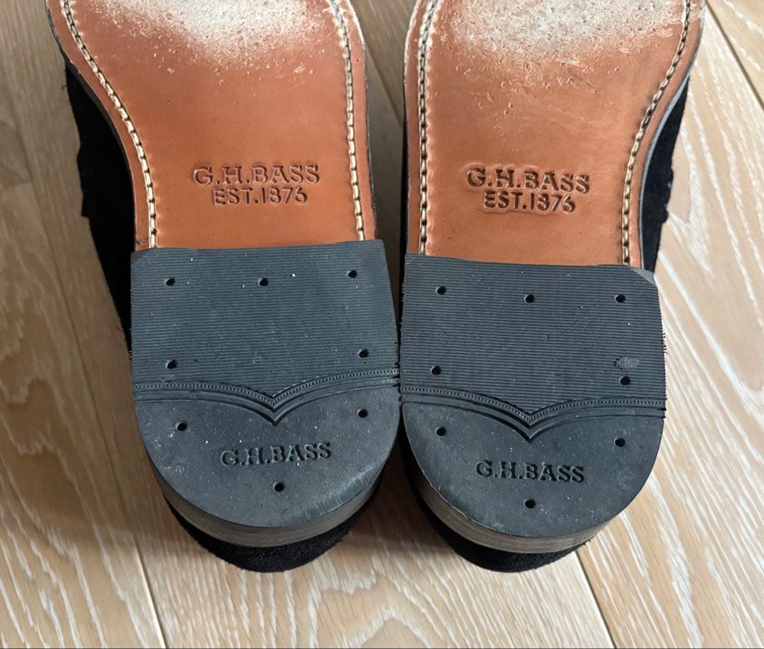 【SHIPS別注】BASS: スエード ビット ローファー