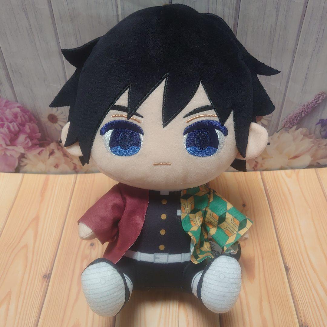 アニメ 鬼滅の刃 ぬいぷりけおすわりBIG 冨岡義勇 ぬいぐるみ ぬいぷりけ ②