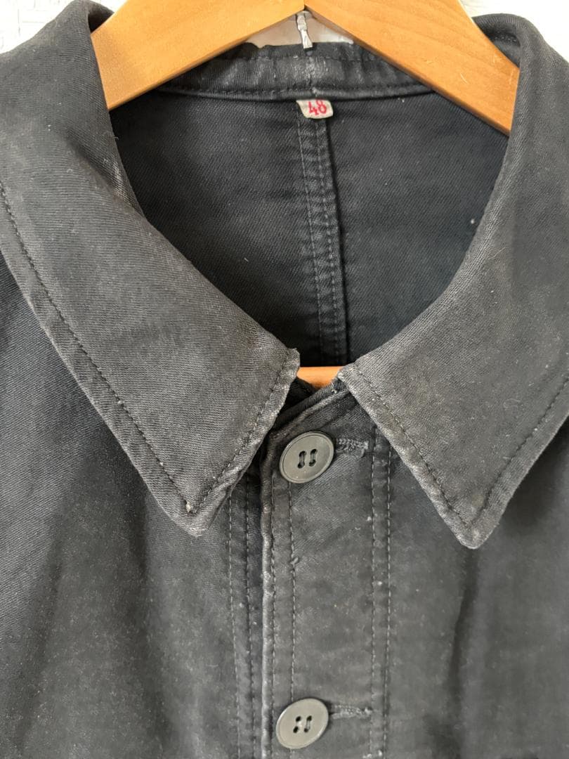 アドルフラフォン ブラックモールスキン ジャケット adolphe lafont