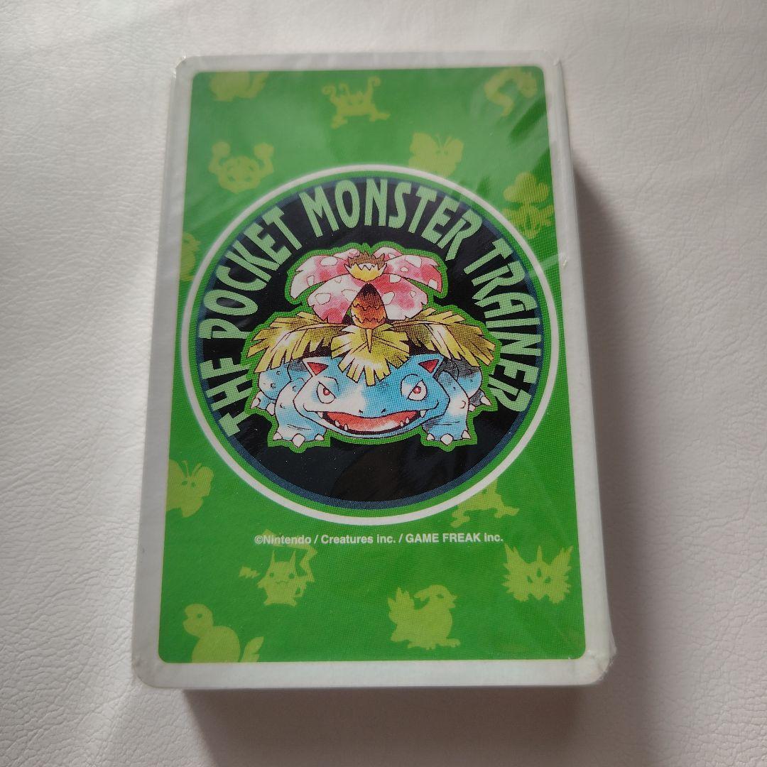 【未使用品】ポケモン 緑のトランプ フシギバナ 平成初期 貴重 ポケモンカード