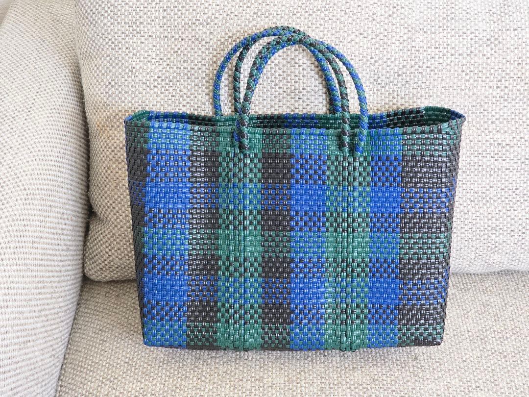 新品未使用・ レトラ メルカドバッグ 3COLORS CHECK