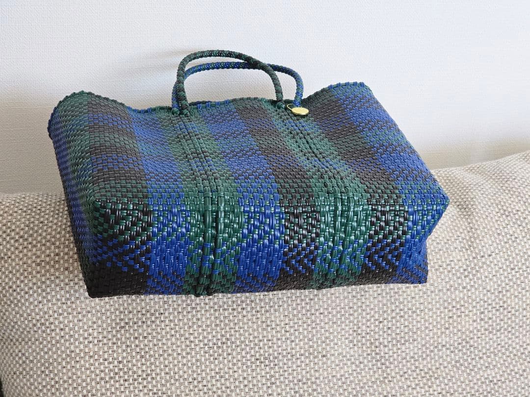 新品未使用・ レトラ メルカドバッグ 3COLORS CHECK