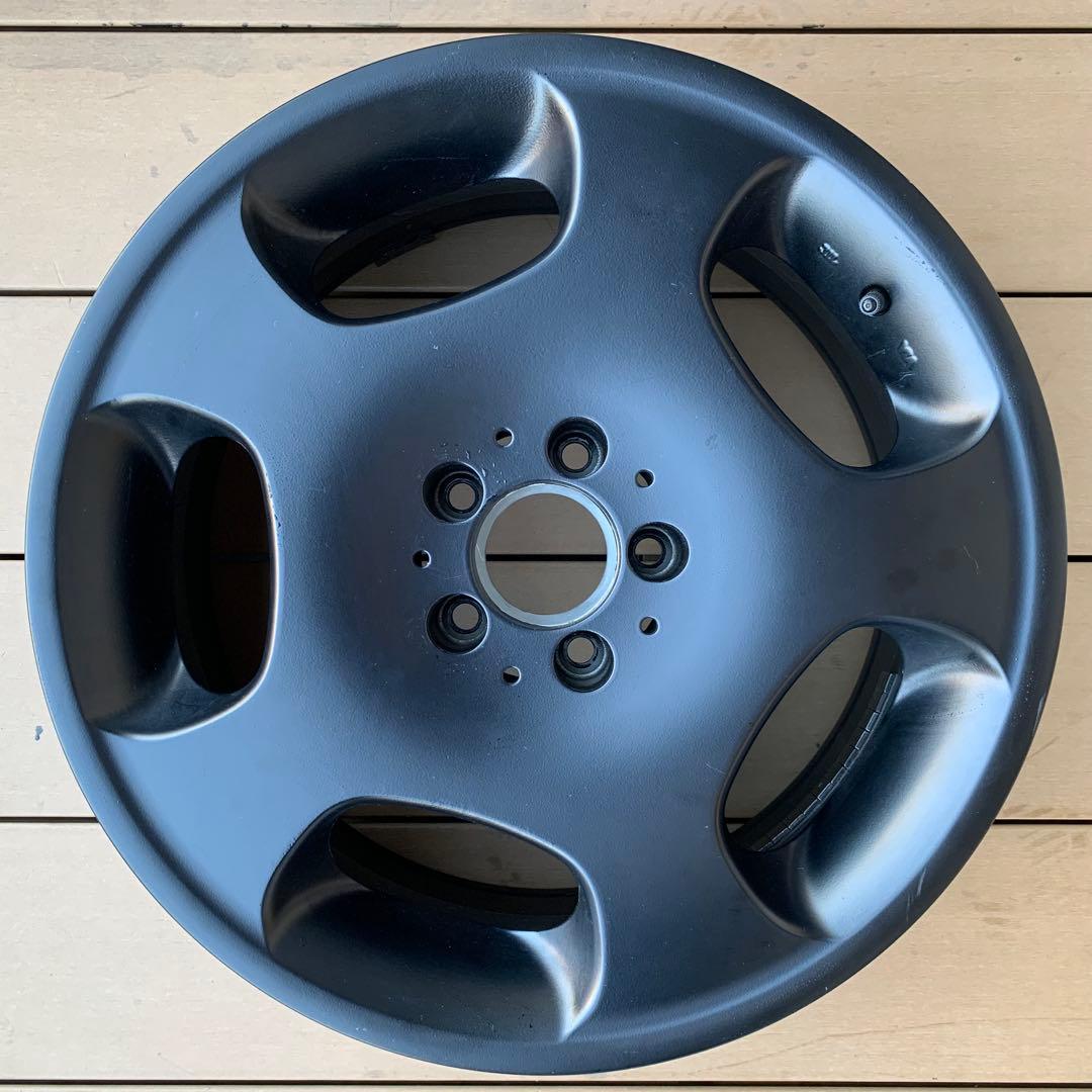 アルミホイール　マットブラック　2本　18×8J ET3/5 ②