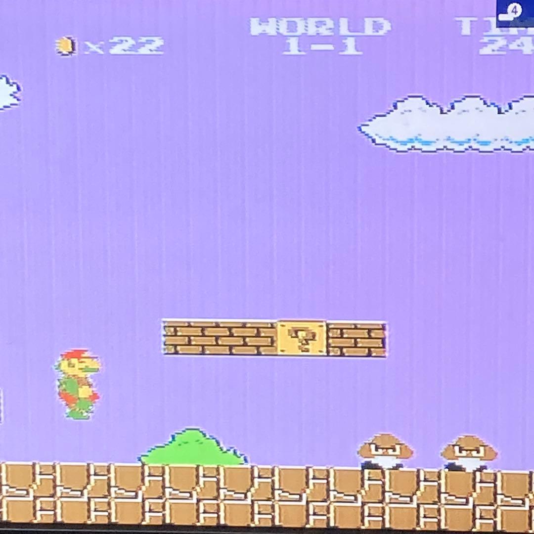 ファミリーコンピュータ【スーパーマリオブラザーズ】箱説明書つき【oka】