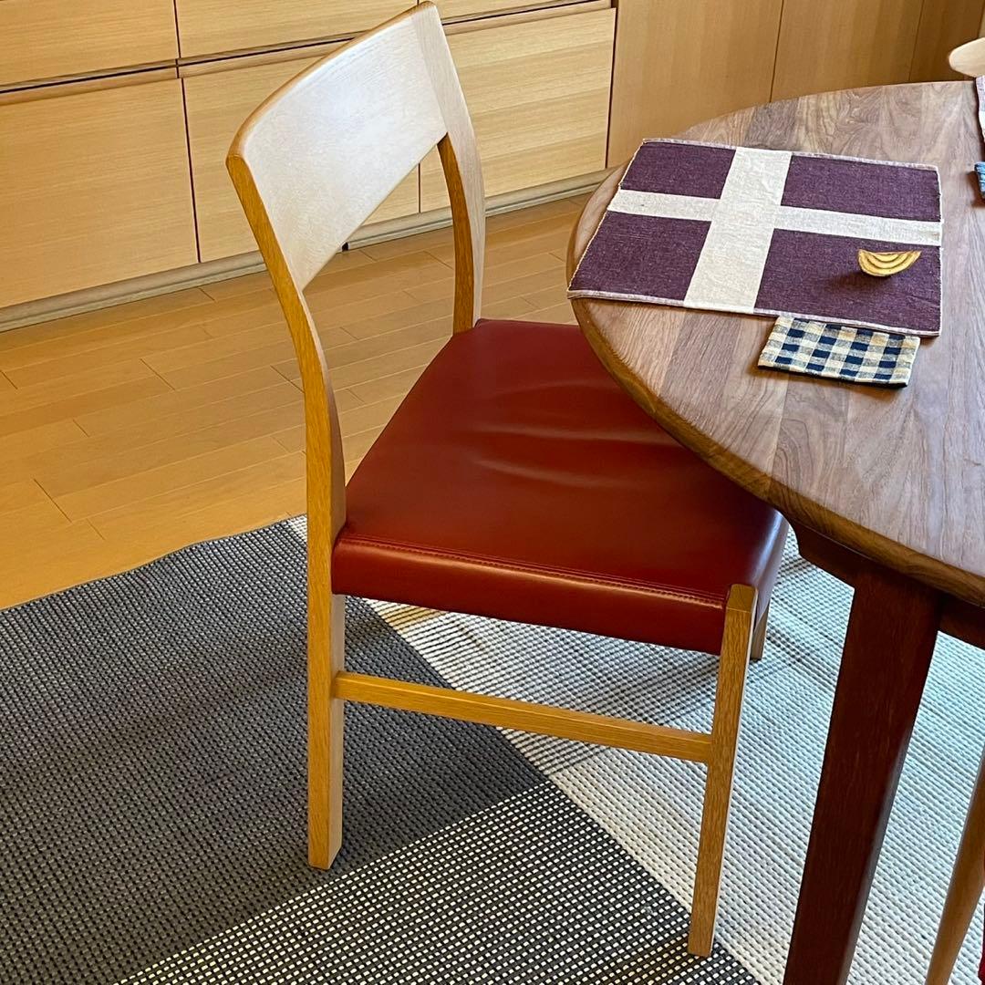 ①カンディハウス ダイニングチェア レジェーロ　レザー