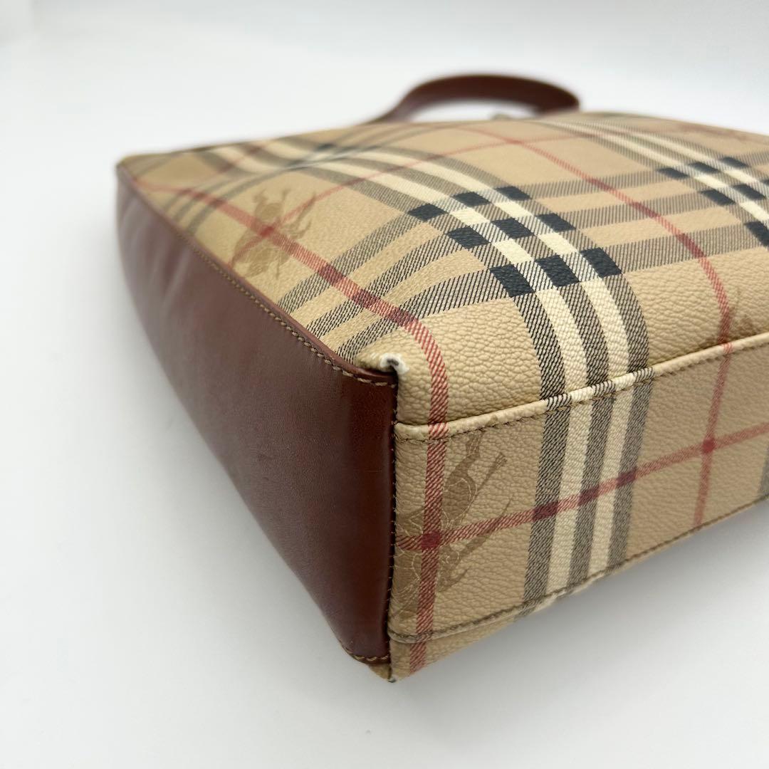 美品　バーバリー　ワンショルダーバッグ　ノバチェック　シャドーホース　肩掛け◎