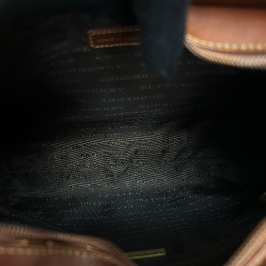 美品　バーバリー　ワンショルダーバッグ　ノバチェック　シャドーホース　肩掛け◎