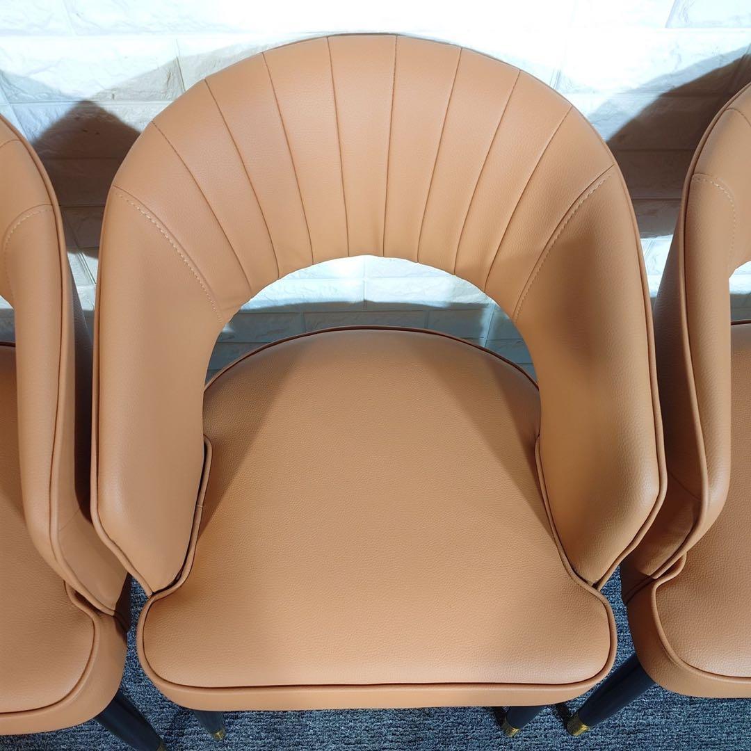 ダイニングチェア 4脚セット シンプル 木製フレーム 家具 インテリア J011