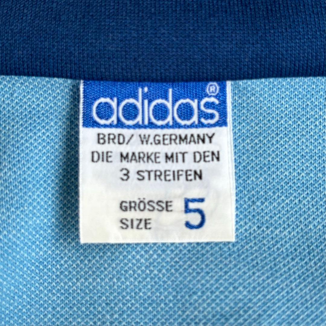 美品【在原みゆ紀着用】アディダス デサント トラックジャケット ジャージ 紺×青