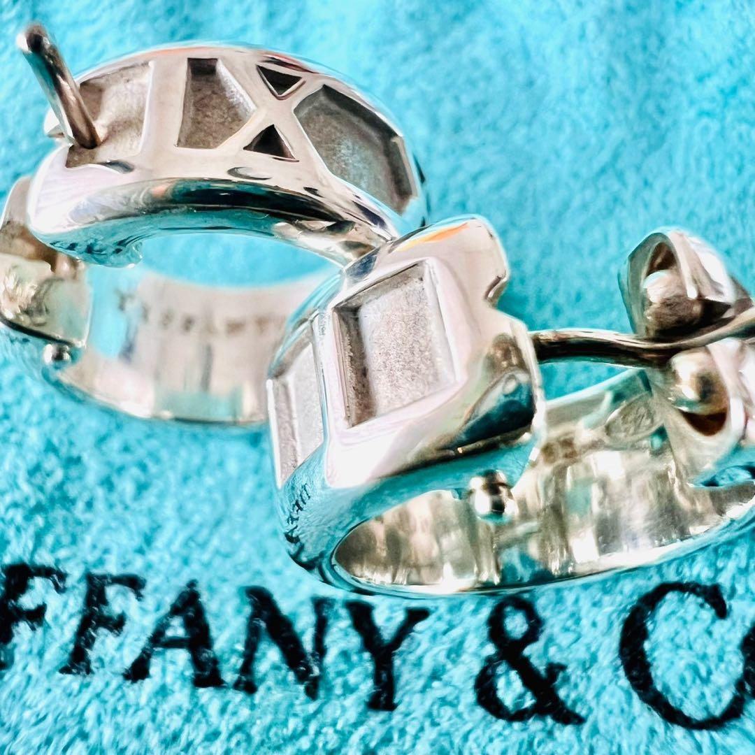 ✨極美品✨Tiffany　ティファニー　ピアス　アトラス　フープ　キャッチ　両耳