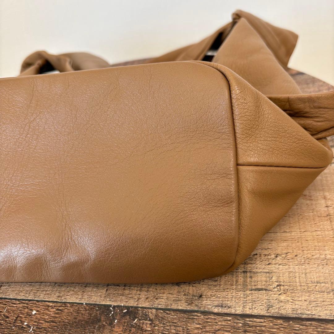 Ch!iii BAG 別注 レザー タイリボン ショルダーバッグ チー　モカ