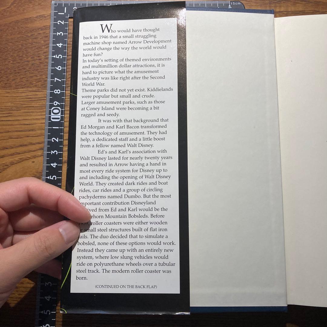 洋書 Roller Coasters Flumes and Flying Saucer