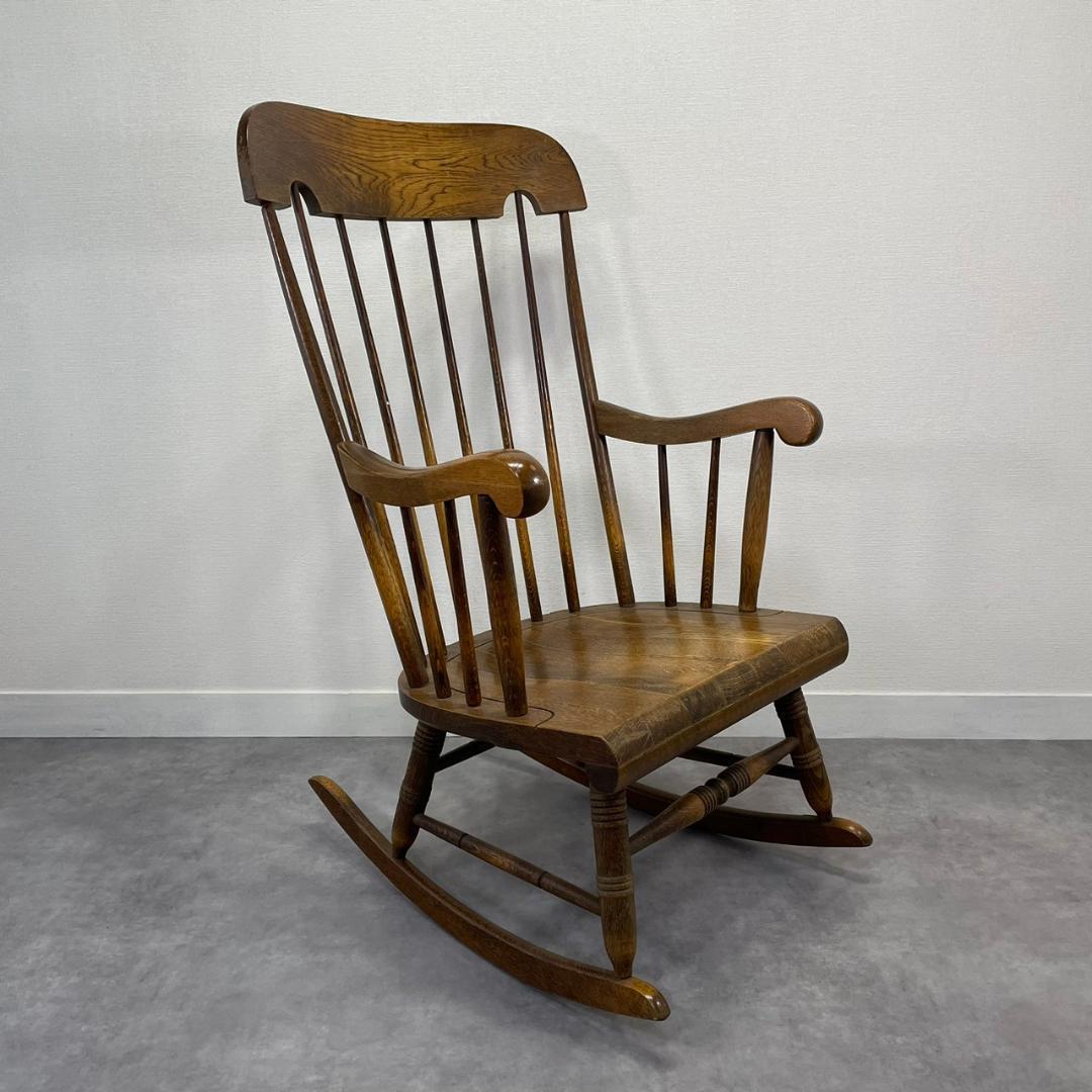 ヴィンテージ ロッキングチェア 飛騨産業 キツツキマーク 旧ロゴ ビンテージ