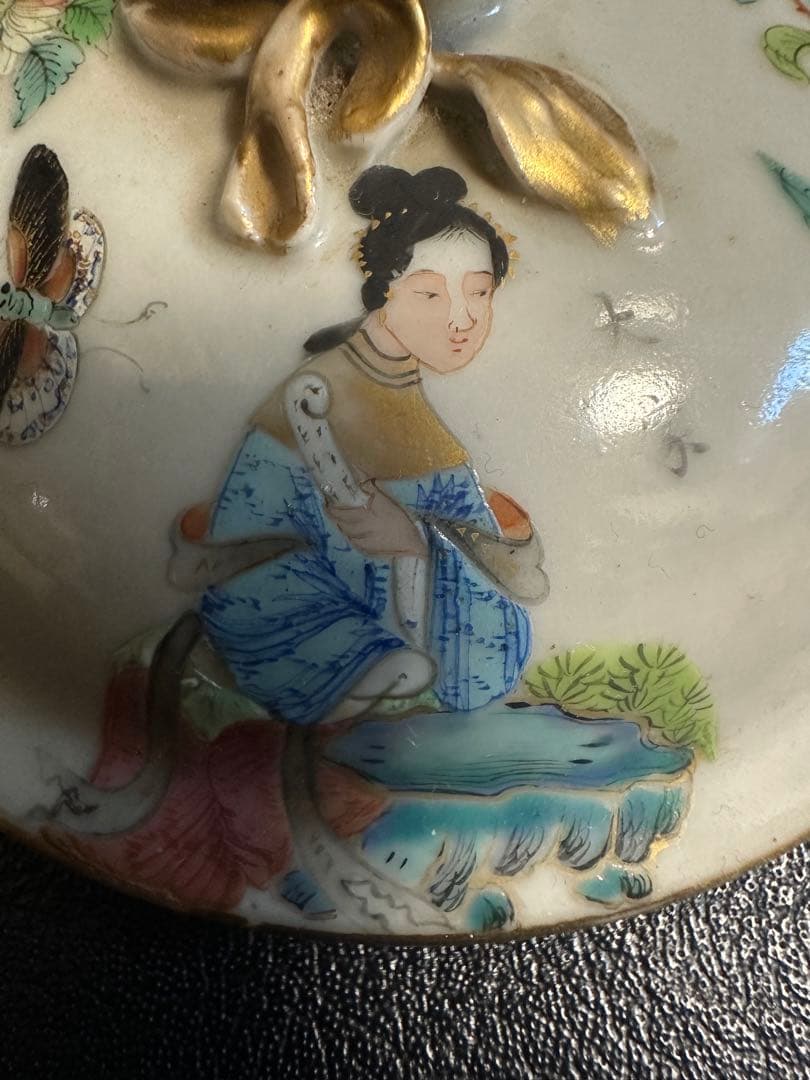 中国古美術　清時代　無双譜人物