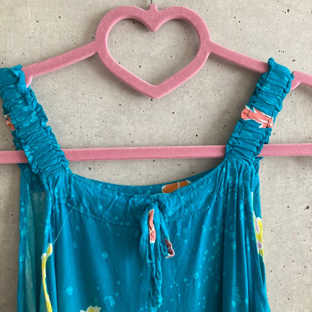 ★Hawaii★海外ハワイ購入 ハワイ ムームー ハワイアン ドレス ワンピース