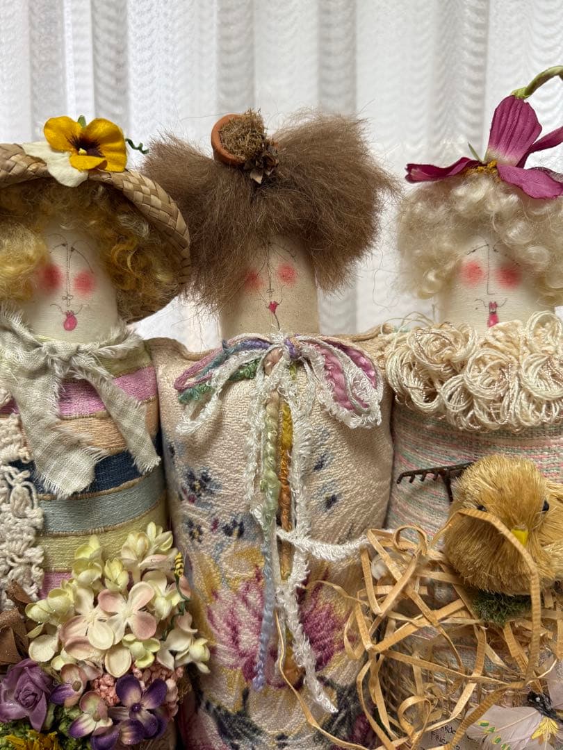 アメリカ　ビンテージ　ハンドメイド人形