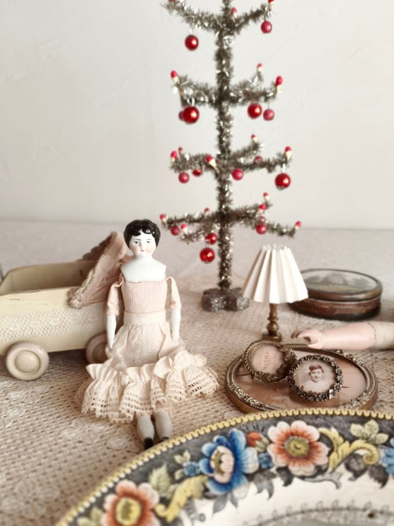 * vintage doll ୨୧ * 小さな チャイナヘッドドールさん