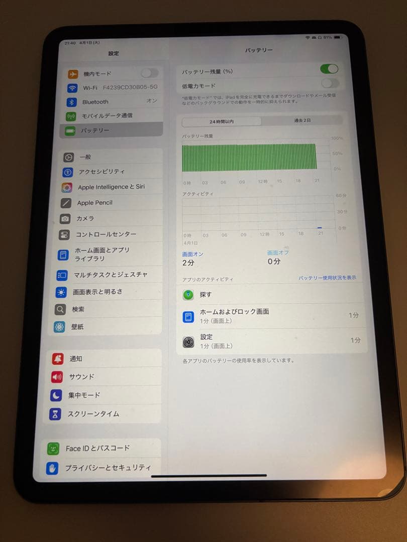 ipad pro 11インチ （M1） Apple Pencil