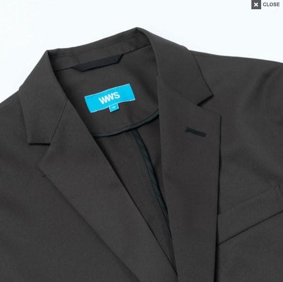 WWS スーツ Bizテーラード セットアップ チャコールグレー