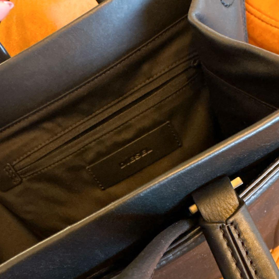 DIESEL ハンドバッグ 2way オールレザー A4収納