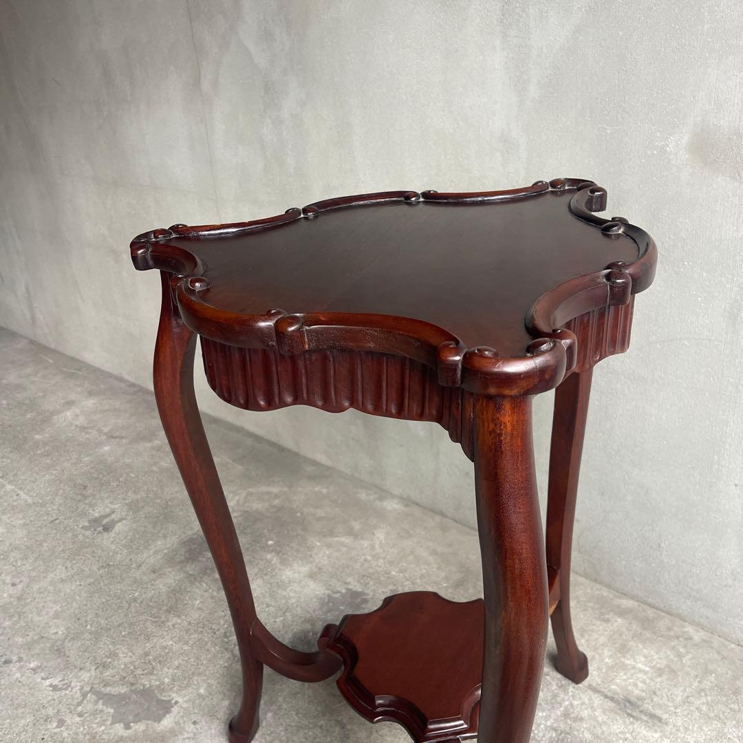 オールドヴィンテージ　イタリア　オケージョナルテーブル　花台　サイドテーブル