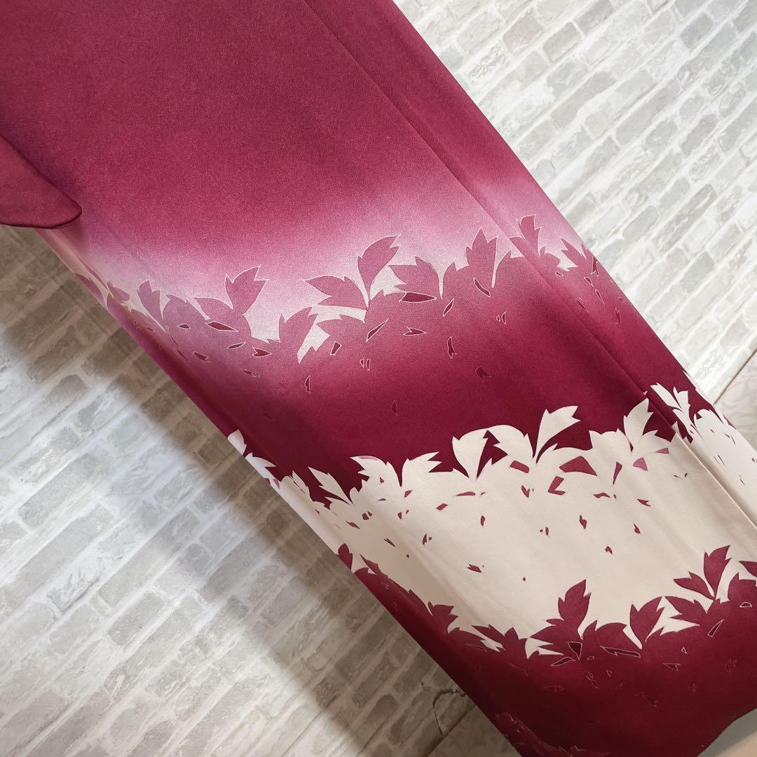 訪問着　フルセット　影　草陰　着物　L2