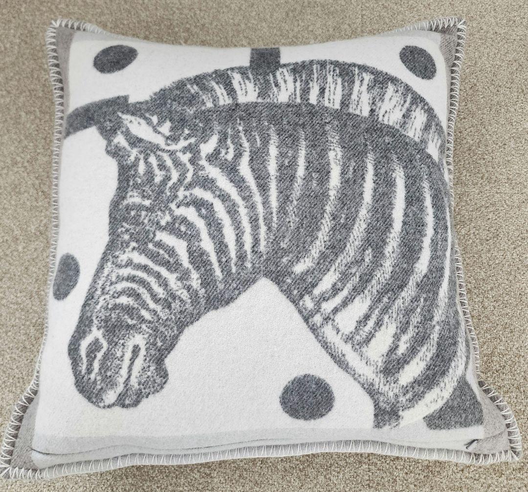 HERMES・エルメス◆ゼブラジグザグ・クッション