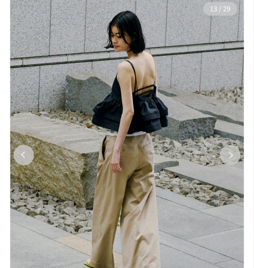 FRAY I.D　ラッフルヘムデザインキャミソール