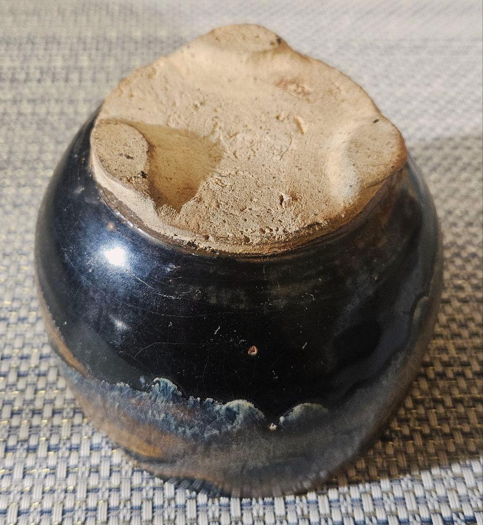 【名品❗】時代古作　中国古陶磁　南宋時代頃　吉州窯　玳玻天目　茶碗　香炉