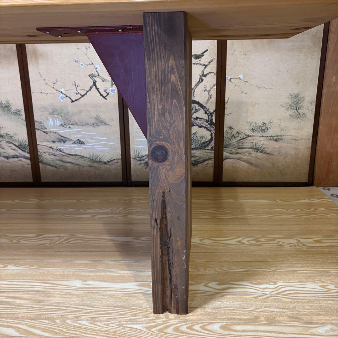 一枚板　テーブル　無垢材　杉