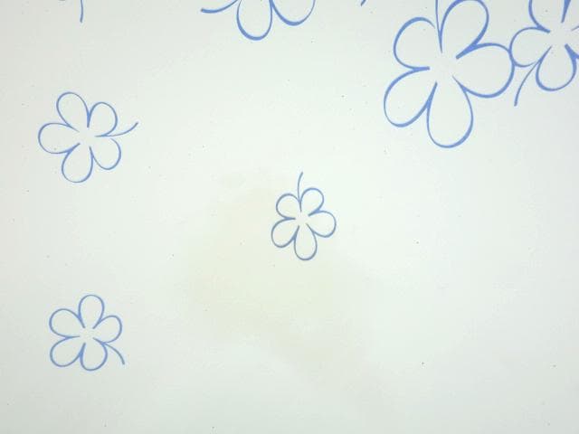 展示品 強化ガラス製 手洗い ボウル 花柄 φ360×130mm