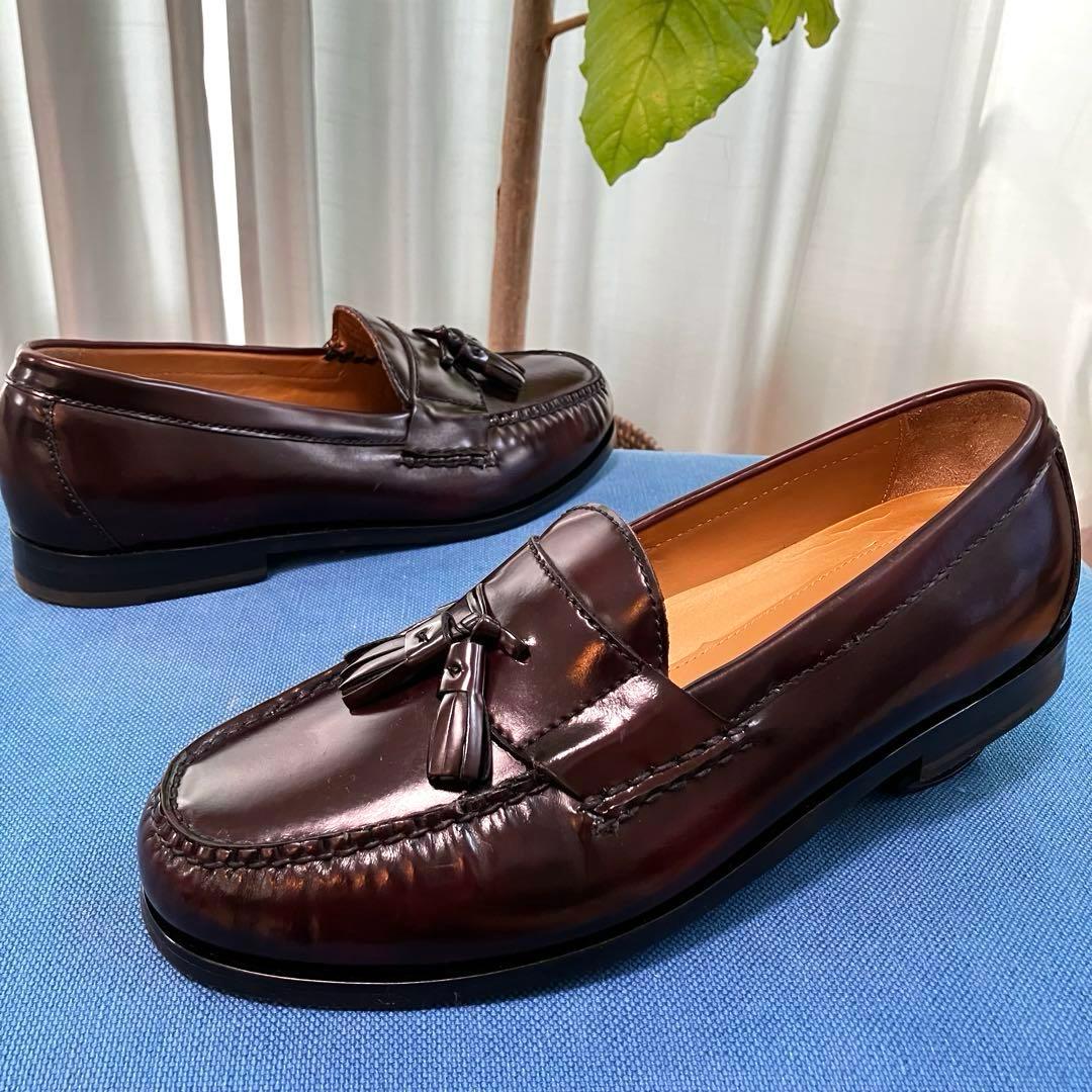 COLE HAAN コールハーン ピンチ タッセルローファー バーガンディ 茶