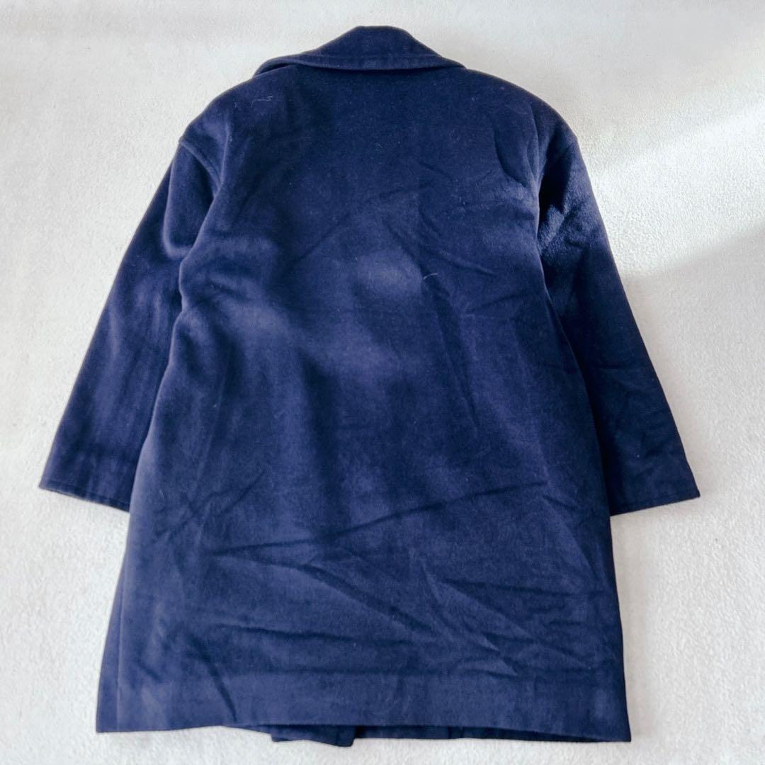 専用　クリスチャンディオール　チェスターコート　アンゴラ混　ネイビー　XL相当
