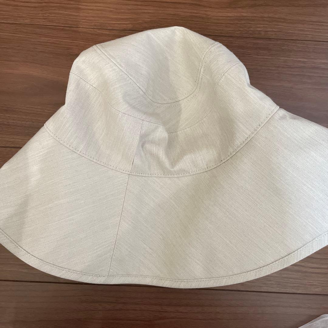 サンバリア　ナチュラルハット　アイボリー　L