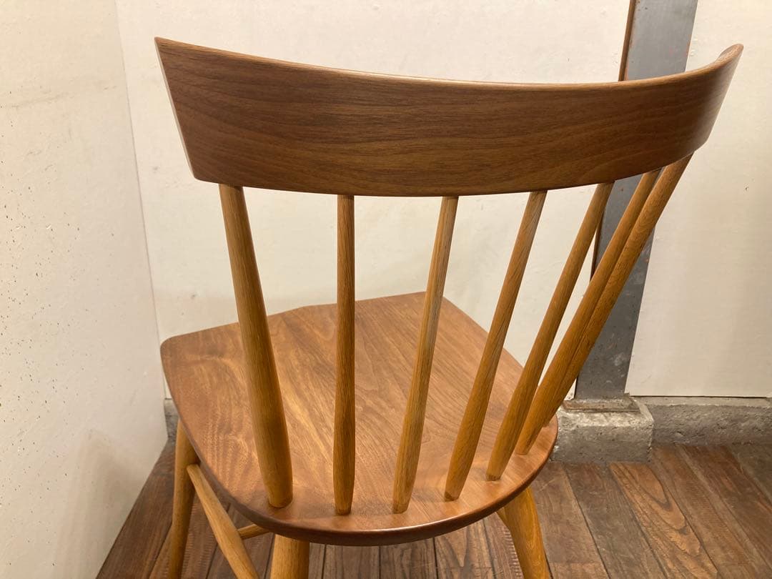 柏木工 SC4K ウォールナット×オーク オイル仕上げ ウィンザーチェア A