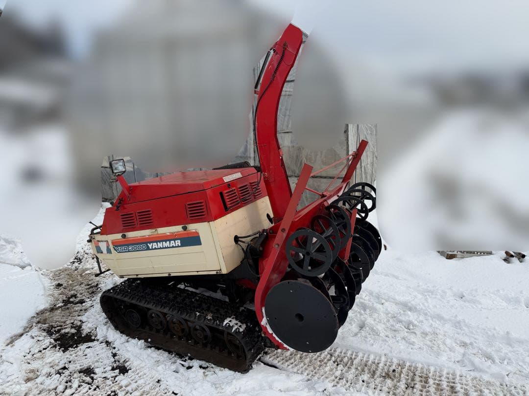 【使用時間少！】30馬力　ヤンマー　ディーゼル　除雪機