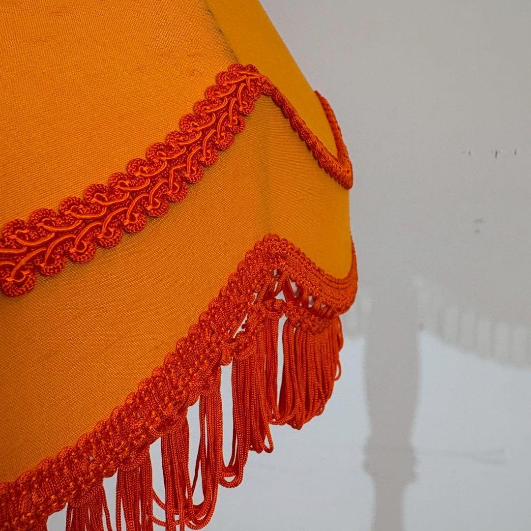 昭和レトロ ナショナル タッセルシェードランプ スタンドライト 木製 古道具